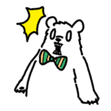 Roar White Bear sticker #5164753