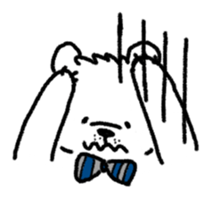 Roar White Bear sticker #5164755