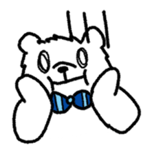 Roar White Bear sticker #5164759