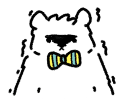 Roar White Bear sticker #5164762