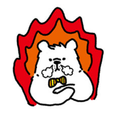 Roar White Bear sticker #5164763