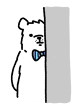 Roar White Bear sticker #5164764