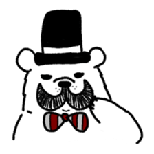 Roar White Bear sticker #5164765