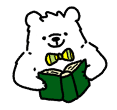 Roar White Bear sticker #5164767