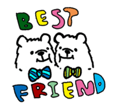 Roar White Bear sticker #5164769