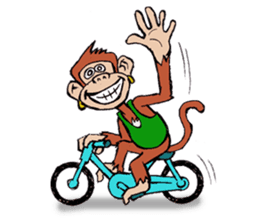 Copper Naughty Monkey sticker #5164774