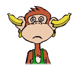 Copper Naughty Monkey sticker #5164786