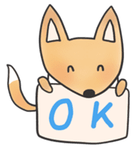 A Little Fox in Hokkaido sticker #5164892