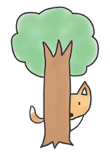 A Little Fox in Hokkaido sticker #5164909