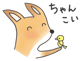 A Little Fox in Hokkaido sticker #5164924