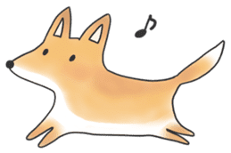 A Little Fox in Hokkaido sticker #5164929