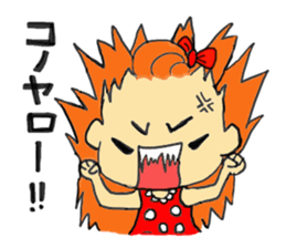 great reckless driving! Mirukichi! sticker #5167427