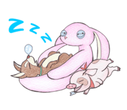 Hannari pig sticker #5167455