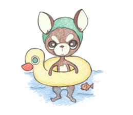 Hannari pig sticker #5167471