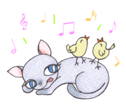 Hannari pig sticker #5167485