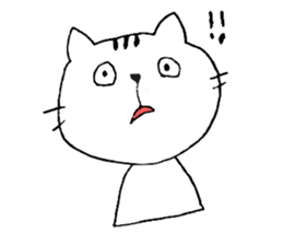 cat just sticker #5168016