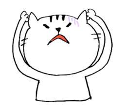 cat just sticker #5168031