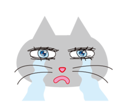 The cats which has sparkling eyes sticker #5168094