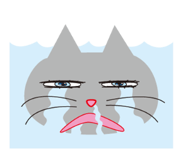 The cats which has sparkling eyes sticker #5168096