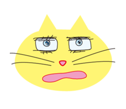 The cats which has sparkling eyes sticker #5168107