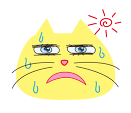 The cats which has sparkling eyes sticker #5168108