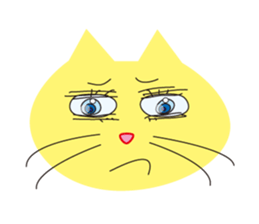 The cats which has sparkling eyes sticker #5168110