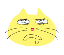 The cats which has sparkling eyes sticker #5168111