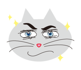 The cats which has sparkling eyes sticker #5168112