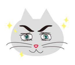 The cats which has sparkling eyes sticker #5168113