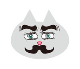 The cats which has sparkling eyes sticker #5168114