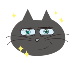 The cats which has sparkling eyes sticker #5168117