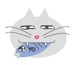 The cats which has sparkling eyes sticker #5168120