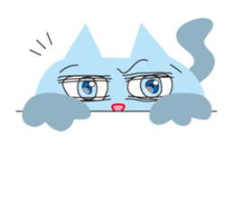 The cats which has sparkling eyes sticker #5168126