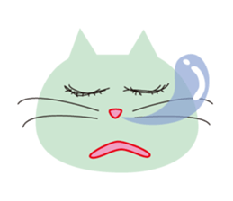 The cats which has sparkling eyes sticker #5168129