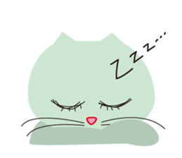 The cats which has sparkling eyes sticker #5168130