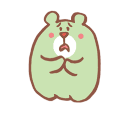 Bear of the pastel color part2 sticker #5169537