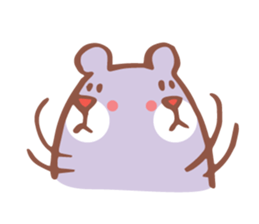 Bear of the pastel color part2 sticker #5169548