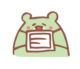 Bear of the pastel color part2 sticker #5169559
