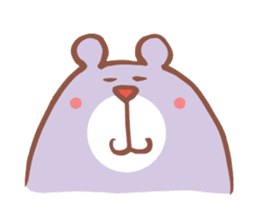 Bear of the pastel color part2 sticker #5169560
