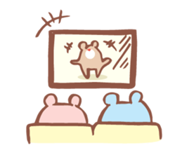 Bear of the pastel color part2 sticker #5169567