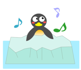 Vibrant Penguin sticker #5169585