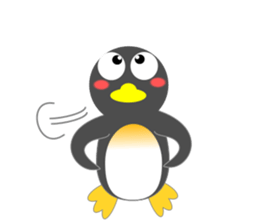 Vibrant Penguin sticker #5169591