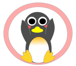 Vibrant Penguin sticker #5169593