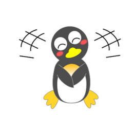Vibrant Penguin sticker #5169606