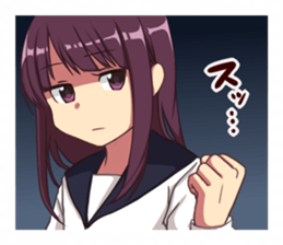 female high-school students stickers sticker #5171213