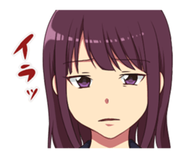 female high-school students stickers sticker #5171216