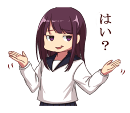 female high-school students stickers sticker #5171218