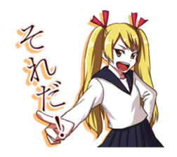 female high-school students stickers sticker #5171225