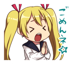 female high-school students stickers sticker #5171227