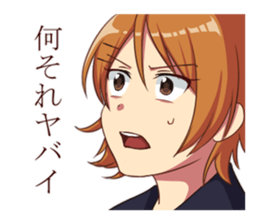 female high-school students stickers sticker #5171229